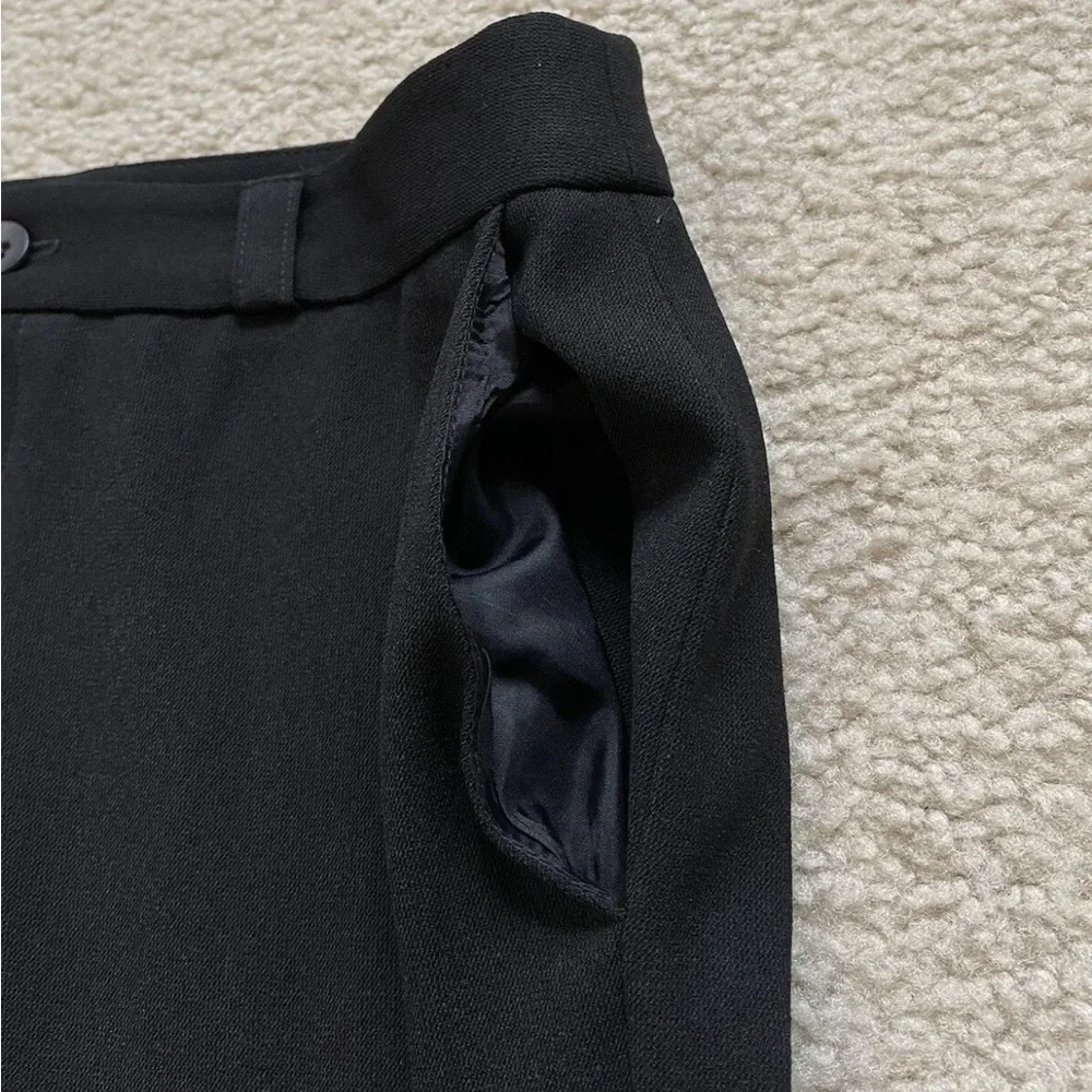 Nanette Lepore Wide Leg Trousers Dress Pants Black Women’s Size 8 Flare - Picture 7 of 11